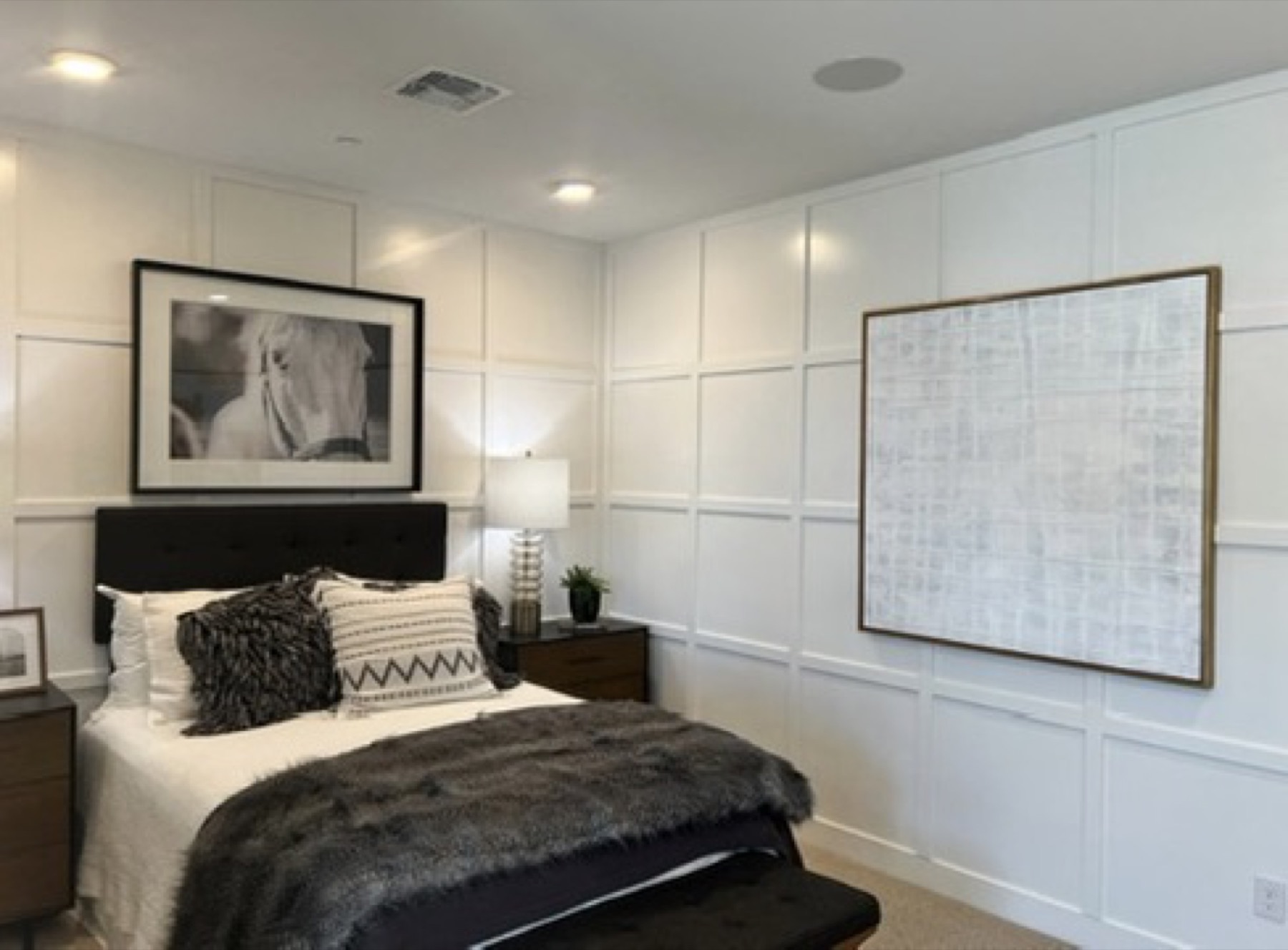 Board and batten accent wall